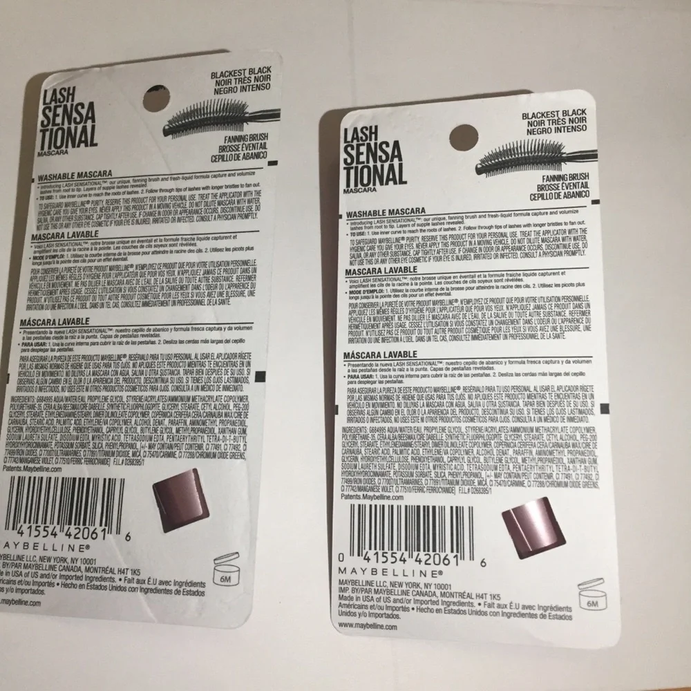 2 x Maybelline mascara